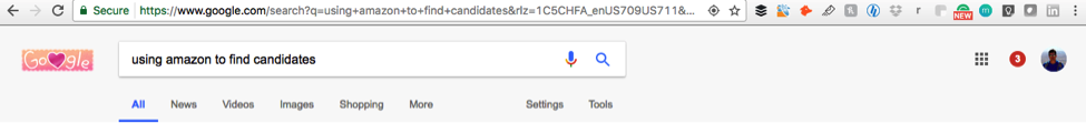 Use Amazon to Find Candidates 