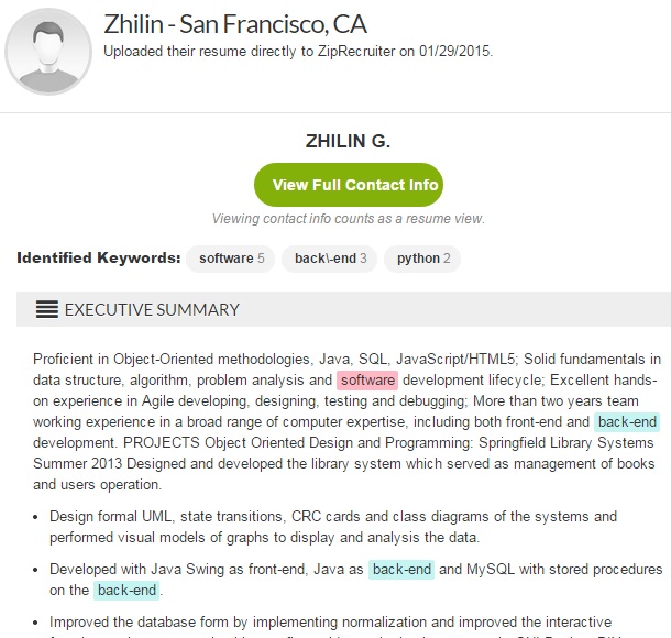 Have You Discovered ZipRecruiter Resumes Yet? RecruitingDaily