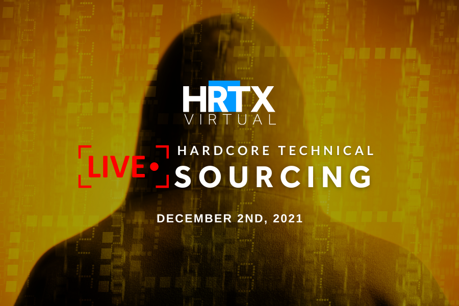 HRTX December Live Technical Sourcing