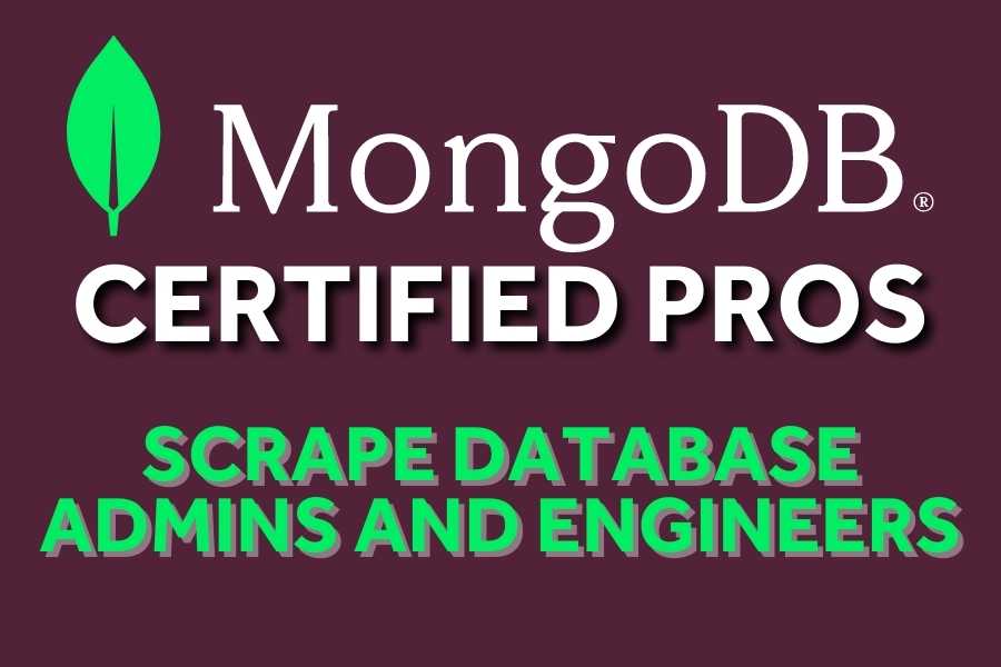 Dean Certified MongoDB Professionals