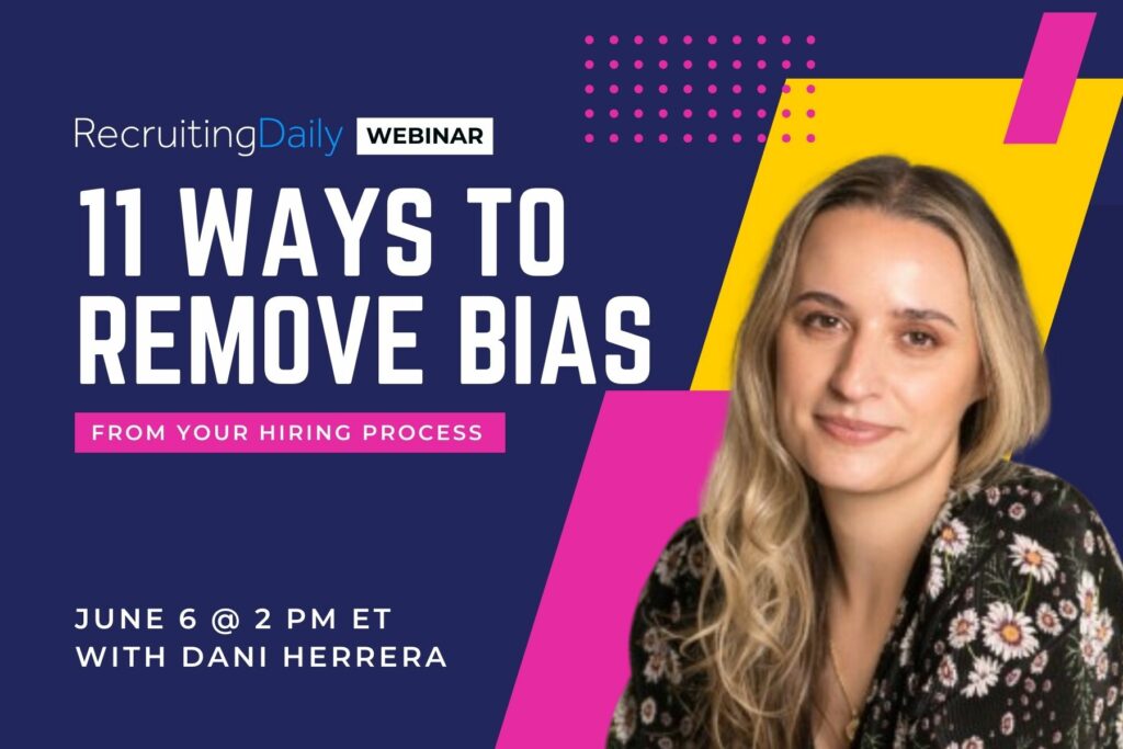 Ways to Remove Bias for inclusive hiring Dani Herrera